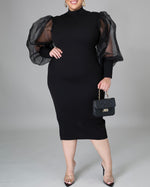 Ready to Mingle Plus Size Black Dress