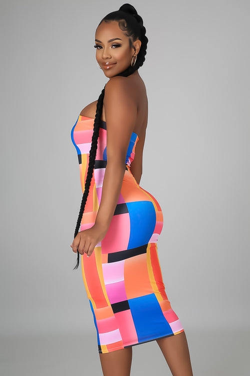Color Block Dress